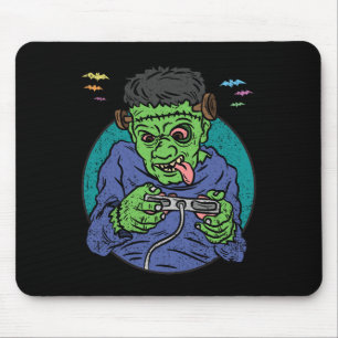 Gamer Monster Halloween Costume Gaming Video-game Mouse Pad