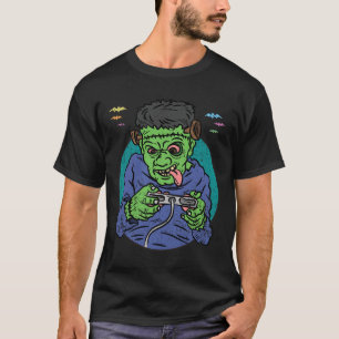 Gamer Monster Halloween Costume Gaming Video-game T-Shirt