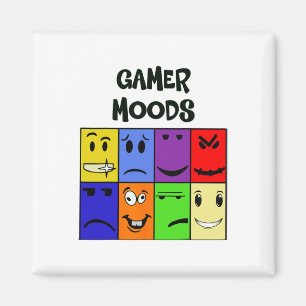 Gamer Moods  Magnet