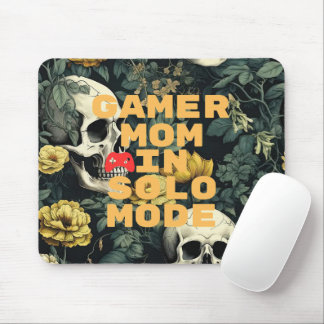 Gamer Mum Solo Mode Gaming Design Mouse Pad