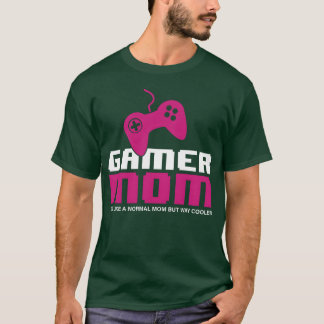 Gamer Mum Video Games Gaming Lover Mother Player v T-Shirt
