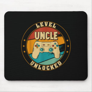 Gamer New Uncle Dad Mom Baby Announcement Pregnanc Mouse Pad