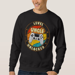 Gamer New Uncle Dad Mum Baby Announcement Pregnanc Sweatshirt