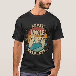 Gamer New Uncle Dad Mum Baby Announcement Pregnanc T-Shirt