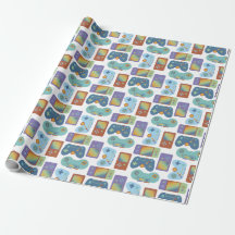 Gamer On Wrapping Paper