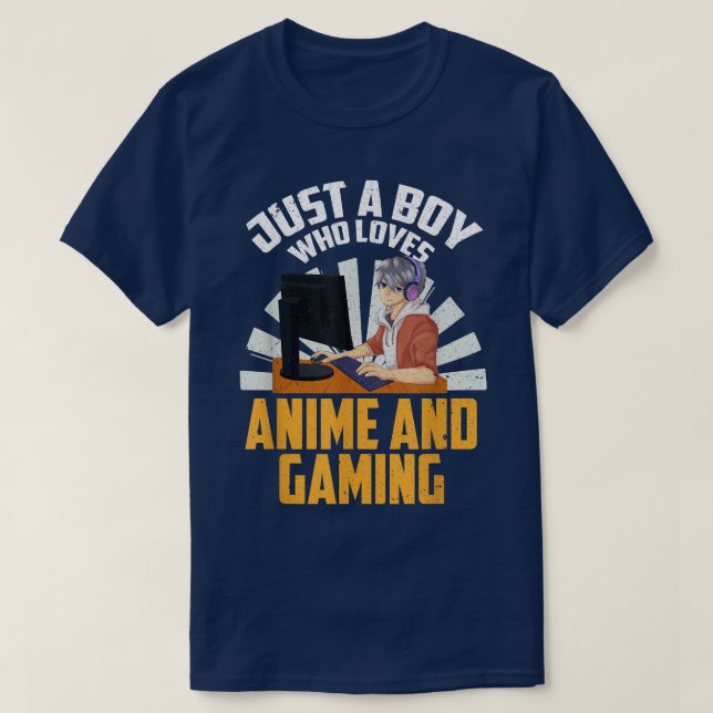 Gamer Otaku Boys Video Gaming Manga Kawaii Japan A T-Shirt (Design Front)