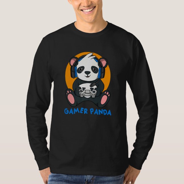 Gamer Panda T-Shirt (Front)