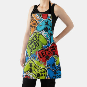 Gamer Pattern Apron