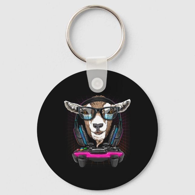 Gamer Pc Computer Video Game Lover Streaming Gamin Key Ring (Front)