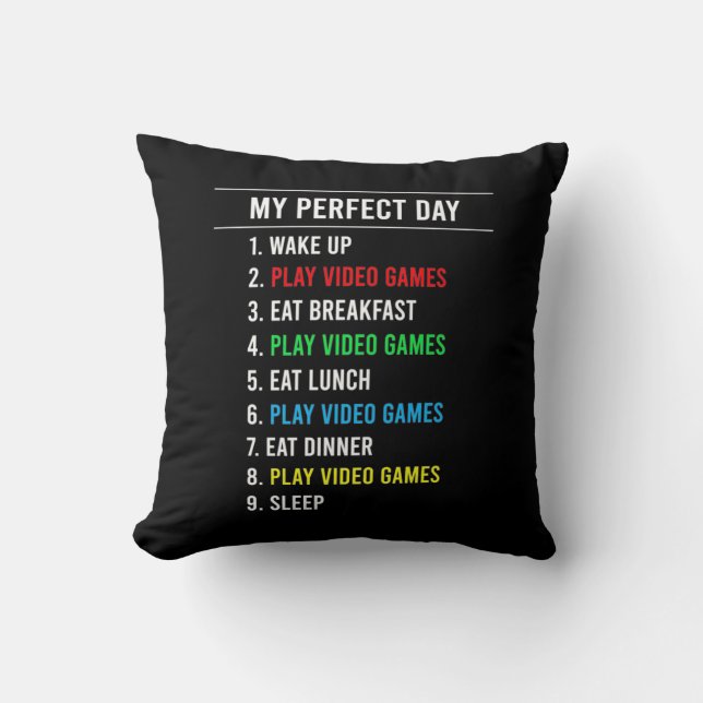 Gamer Perfect Day Cushion (Front)