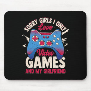 Gamer Priorities – Video Games And Girlfriend  Mouse Pad
