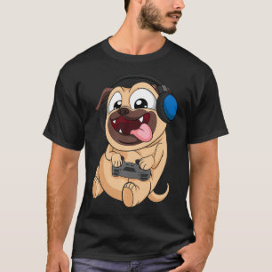 Gamer Pug Dog Pullover 