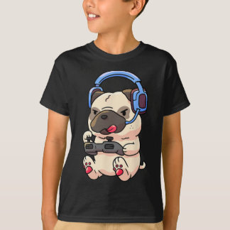Gamer Pug Gaming Pugs Video Game Gift  T-Shirt
