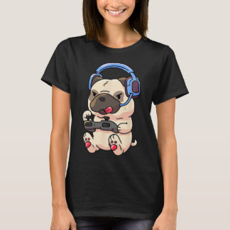 Gamer Pug Gaming Pugs Video Game Gift  T-Shirt
