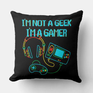 Gamer Retro Neon Cushion
