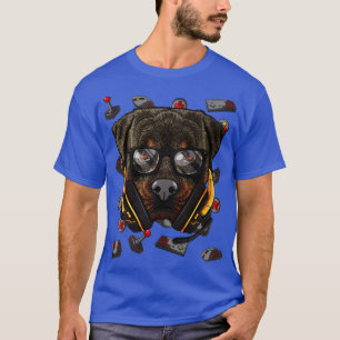 Gamer Rottweiler Gaming Dog Video Game Player Boys T-Shirt