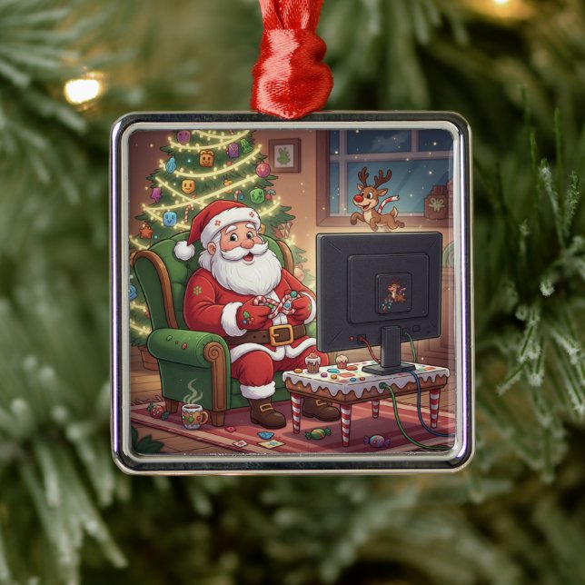 Gamer Santa Ornament (Tree)