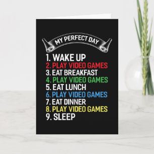Gamer Saying Gaming Funny Gaming Gift Idea Card