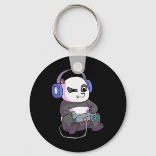 Gamer Shirt For Boys Gaming Teen Girl Funny Panda Key Ring