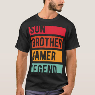 Gamer Son Brother Husband Dad Video Game Legend T-Shirt