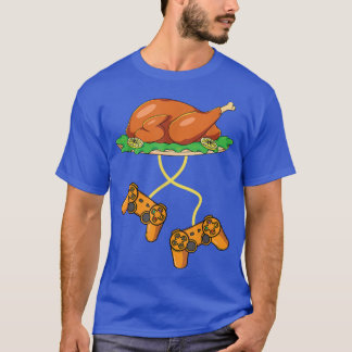 Gamer Thanksgiving  Turkey Video Games Kids Boys  T-Shirt