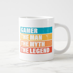 Gamer. The Man. The Myth. The Legend. Large Coffee Mug