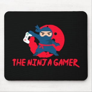 Gamer - The Ninja Gamer - Gift Idea Mouse Pad
