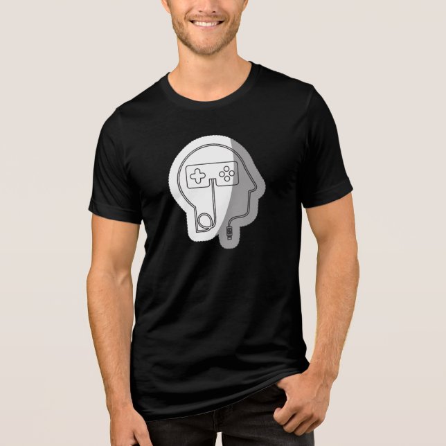 Gamer  Tri-Blend shirt (Front)