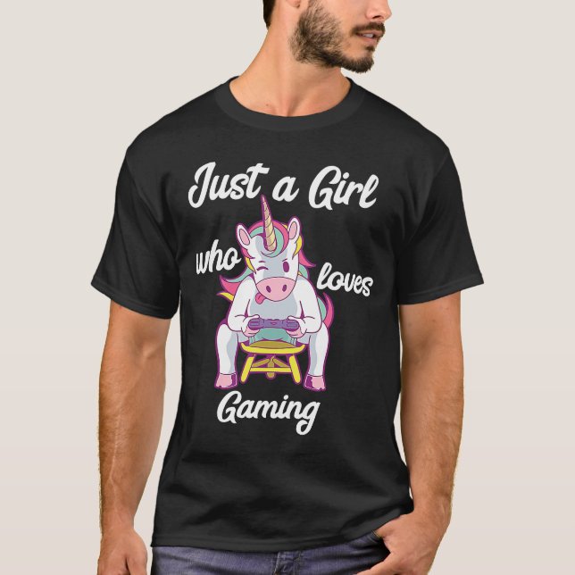 Gamer Unicorn Gamer Unicorn Consoles Gamer PC Game T-Shirt (Front)