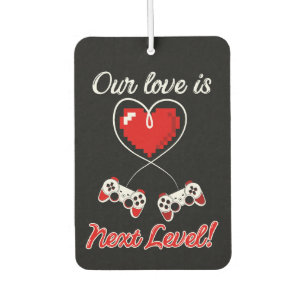 Gamer Valentine Car Freshener