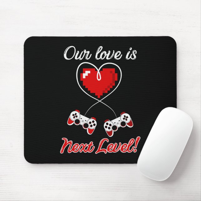 Gamer Valentine Mouse Pad (With Mouse)