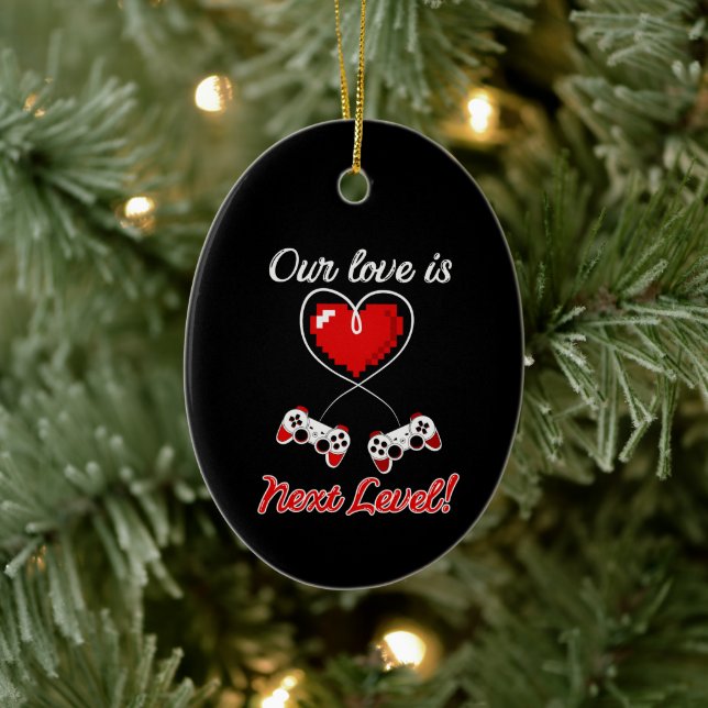 Gamer Valentine Ornament (Tree)