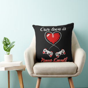 Gamer Valentine Pillow