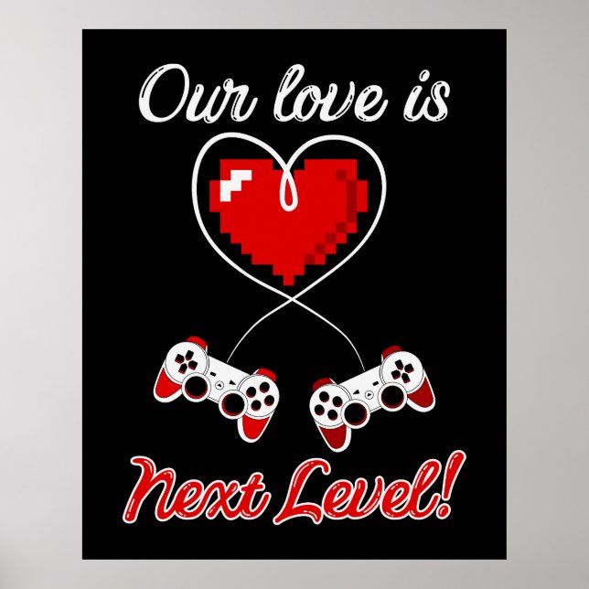 Gamer Valentine Poster (Front)