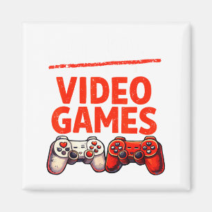 Gamer Valentine V Is For Video Games Valentines Da Magnet