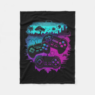 Gamer Video Game Controller 15 Fleece Blanket
