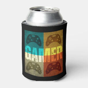 GAMER VINTAGE VIDEO GAME CONTROLLER CAN COOLER