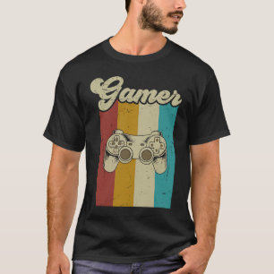 Gamer Vintage Video Games For Boys Men  Retro Gami T-Shirt