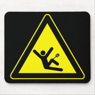 Gamer Warning Mouse Pad
