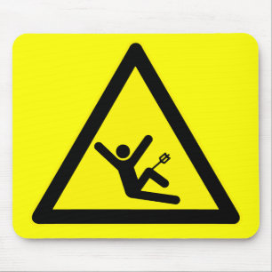 Gamer Warning Mouse Pad