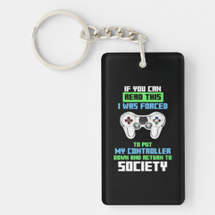 Gamer Was Forced To Cotroll Game Key Ring