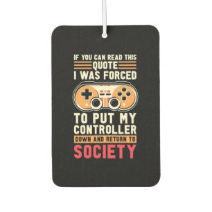 Gamer Was Forced To Put My Controller Car Air Freshener