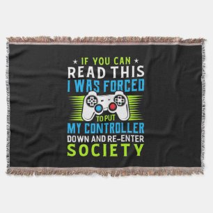Gamer Was Forced To Put My Controller Throw Blanket