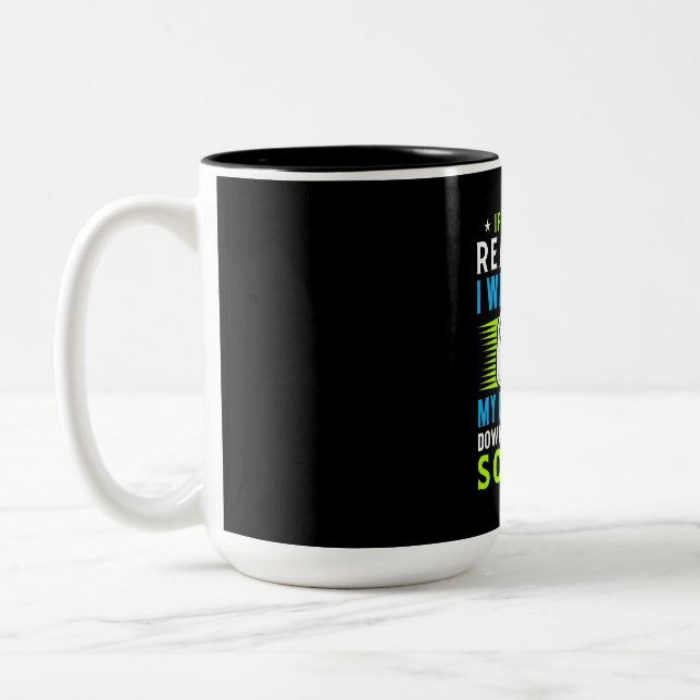Gamer Was Forced To Put My Controller Two-Tone Coffee Mug (Left)