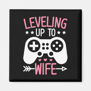 Gamer Wife Mum Levelling Up To Wife Gaming Bride A Magnet