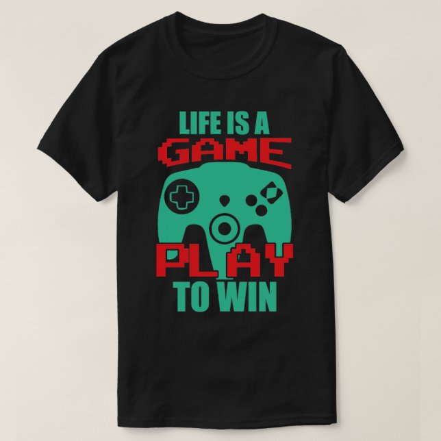 Gamer Win T-Shirt (Design Front)