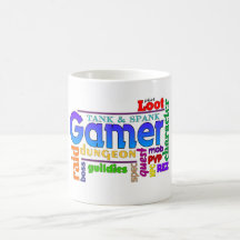 Gamer Word Art Mug