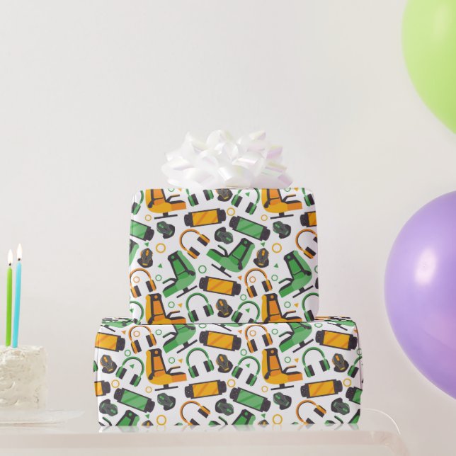 Gamers At Play Wrapping Paper (Party Gifts)