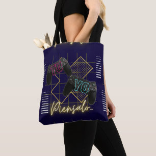 gamers controls tote bag