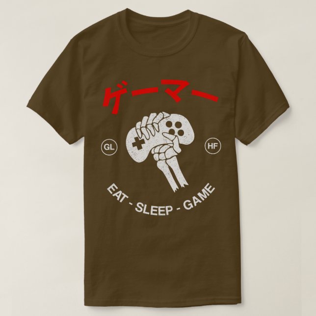Gamers Dont Die T-Shirt (Design Front)